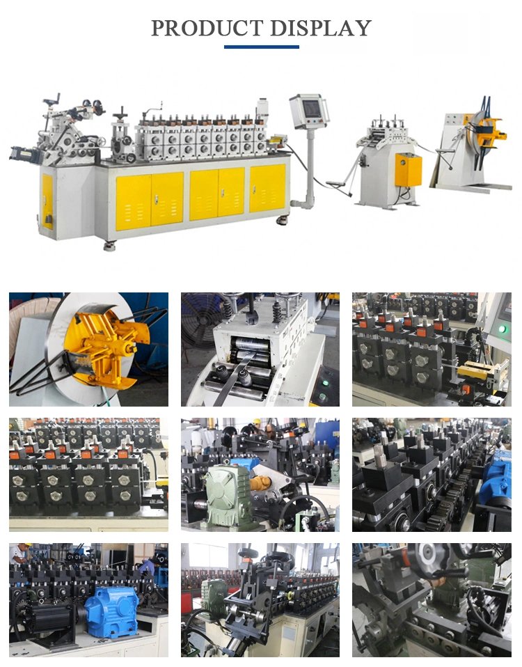 Auto PLC Ce ISO Eac Barrel Hoop/Locking Clamp Ring Roll Forming Machine with Guarding Price