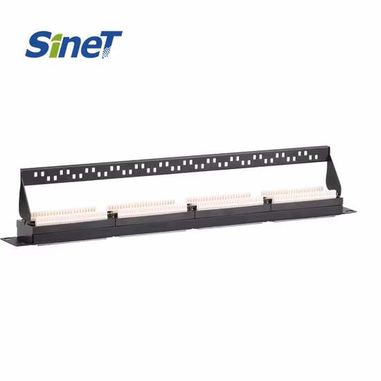 Patch Panel Cat6/Cat6a Utp 24 Ports 1u 19 Inch