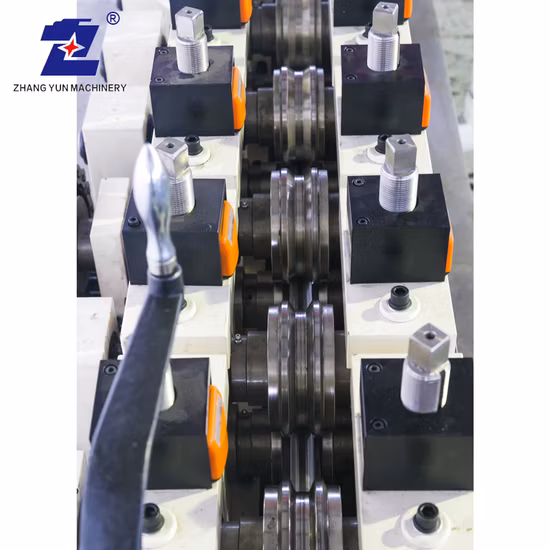 Auto PLC Ce ISO Eac Barrel Hoop/Locking Clamp Ring Roll Forming Machine with Guarding Price