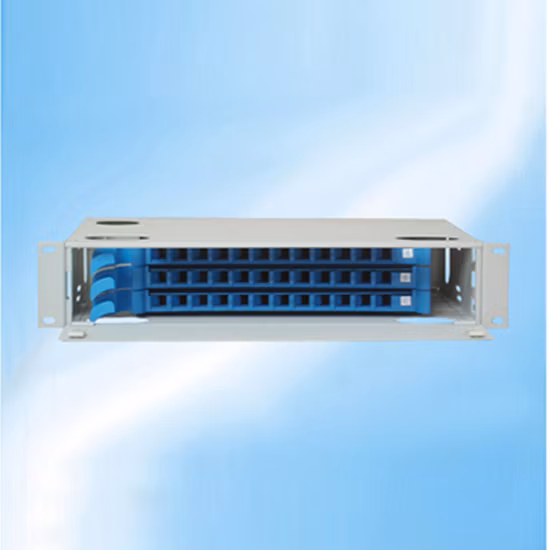 12/24/36/48/96 Cores Rack Mounted Fiber Optic ODF with Cold